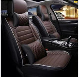 Ford Classic PU leatherate luxury car seat cover with pillow and neckrest with bucket fitting