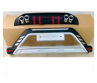 Mahindra XUV 300 front and rear bumper guard protector in high quality ABS material